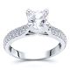 South Dakota Pave Set Engagement Ring
