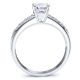 Trellis Pave Set Engagement Ring