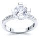 Manitoba Pave Set Engagement Ring