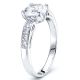 Saskatoon Pave Set Engagement Ring