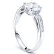 Saskatoon Pave Set Engagement Ring