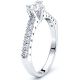 Quebec Pave Set Engagement Ring