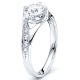 Toronto Pave Set Engagement Ring