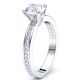 New York Pave Set Engagement Ring