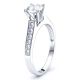 North Dakota Pave Set Engagement Ring