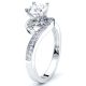 Illinois Pave Set Engagement Ring