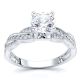 Winnipeg Pave Set Engagement Ring