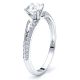 Rhode Island Pave Set Engagement Ring