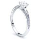 Rhode Island Pave Set Engagement Ring