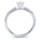 Rhode Island Pave Set Engagement Ring