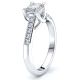 Saskatchewan Trellis Pave Set Engagement Ring