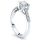 Saskatchewan Trellis Pave Set Engagement Ring