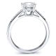 California Pave Set Engagement Ring