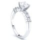 Melina Sidestone Engagement Ring