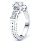 Newcastle Sidestone Engagement Ring