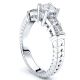 Newcastle Sidestone Engagement Ring