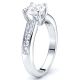 Oakland Sidestone Engagement Ring
