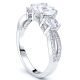 New Orleans Three Stone Engagement Ring
