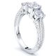 Kansas City Three Stone Engagement Ring