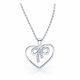 Jessamond Heart Diamond Pendant