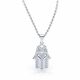 Soledad Diamond Hamsa Hand Pendant