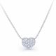 Pierrette Heart Shaped Diamond Pendant