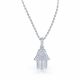 Cinzia Diamond Hamsa Hand Pendant