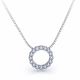 Orsina Circle Diamond Pendant