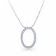 Leonie Circle Diamond Pendant