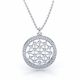 Tiziana Diamond Circle Pendant