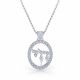 Anjelica Religious Chai Diamond Pendant