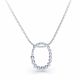 Alais Diamond Circle Pendant