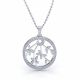 Sara Diamond Fancy Circle Pendant