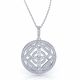 Gilda Diamond Fancy Circle Pendant