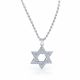 Star of David Diamond Pendant