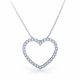 Crocetta Diamond Heart Pendant