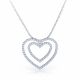 Silvana Diamond Heart Pendant