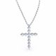 Claudette Diamond Cross Pendant