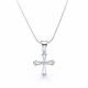 Christiane Diamond Cross Pendant