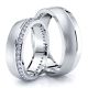 0.60 Carat 6mm Elegant Matching His and Hers Diamond Wedding Ring Set