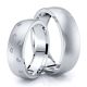 0.12 Carat 6mm Basic Matching His and Hers Diamond Wedding Ring Set