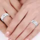 Bestseller 8mm His and 6mm Hers Wedding Ring Set