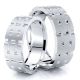 Fancy Matching 7mm His and Hers Wedding Band Set