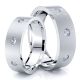 0.30 Carat 5mm His and Hers Diamond Wedding Band Set