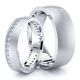 0.60 Carat Bestseller 7mm His and 5mm Hers Diamond Wedding Band Set