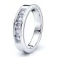 Domenica Channel Set Women Anniversary Wedding Band