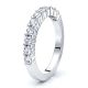 Adelphe Prong Set Women Anniversary Wedding Band