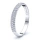 Graziella Pave Set Women Anniversary Wedding Band