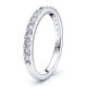 Agate Prong Set Women Anniversary Wedding Band