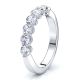 Rosalba Pave Set Women Anniversary Wedding Band